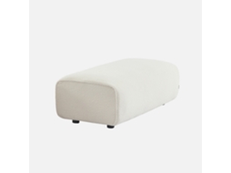 Pouf, Apoio Para Os Pés Para Sofá De Canto Boucle De 2 Lugares, Creme