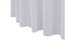 Vidaxl Capa Extensível para Mesa com Camilha 2 Pcs 120X74 Cm Branco