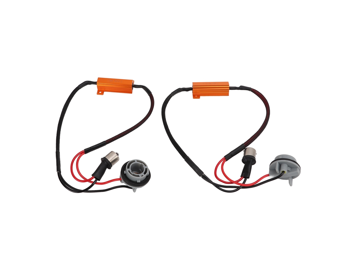 Decodificador LED Plug and Play 12V 50W 8Ω, liga de alumínio, modelo 1156, resistor para lâmpadas LED YURU
