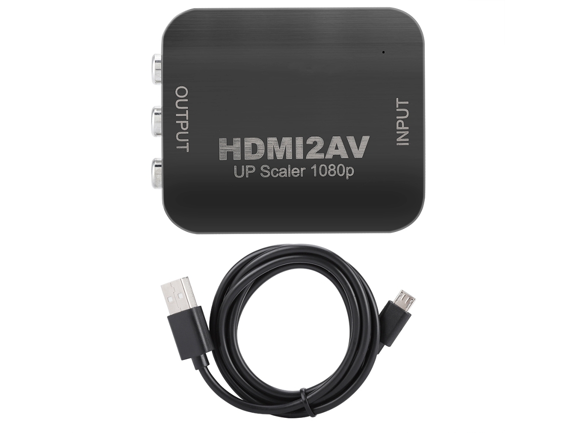 Aetheria conversor Hdmi para Av Acasis 1080p Transmissão Hd Compatível com Tv Antiga