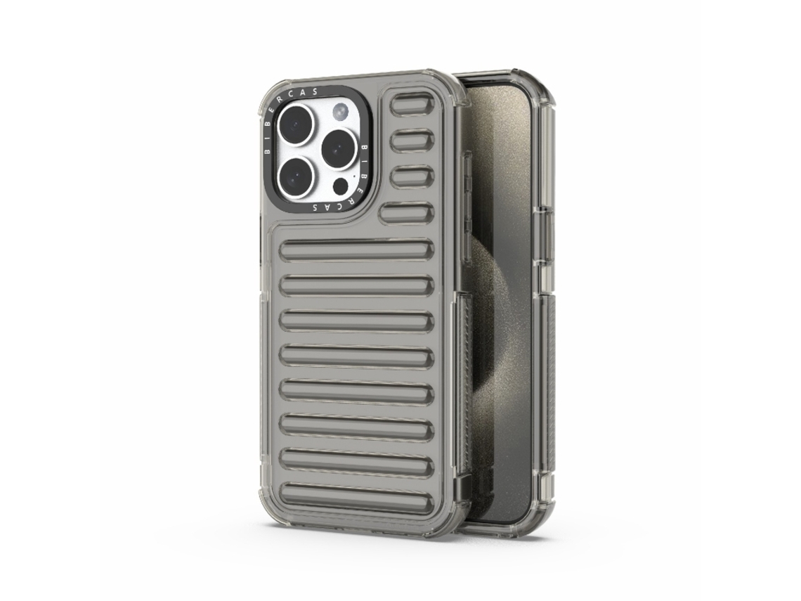 Capa Híbrida Pc Tpu De Alta Transparência Para Iphone 15 Pro Max - Airbag