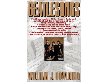 Livro Beatlesongs William J. Dowlding (Inglês)