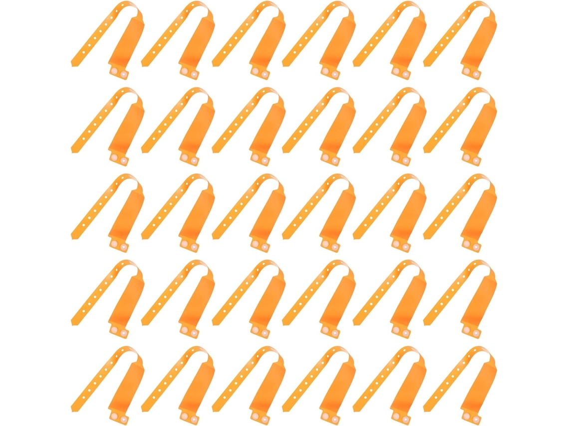 Pulseiras médicas impermeáveis Zerodeko 100-Pvc, pulseiras de identificação para pacientes hospitalizados, data de