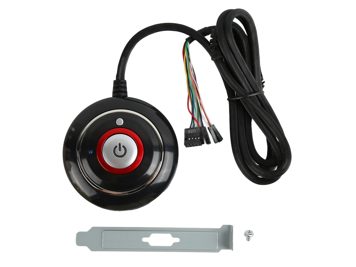 Aetheria interruptor de Energia do Pc com 2 Usb, Abs Durável, Plug And Play para Café Internet