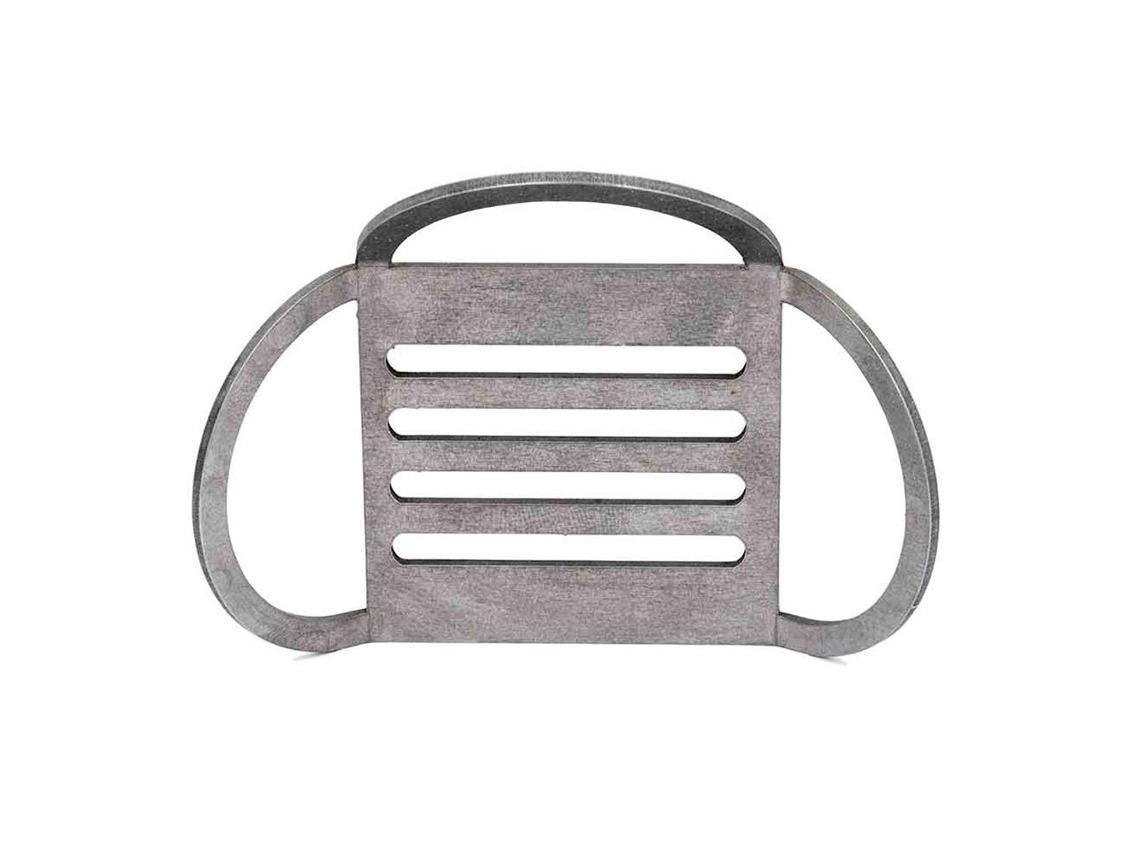 Titânio Crotch 3X D-Ring Prateadonammu Tech