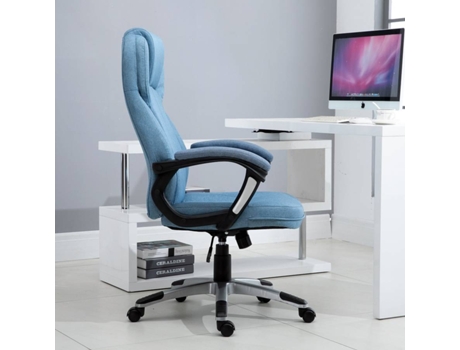 Vinsetto Cadeira de escritório Poltrona giratória Poltrona de escritório Altura ajustável ergonômica 110-120cm Carga 135kg