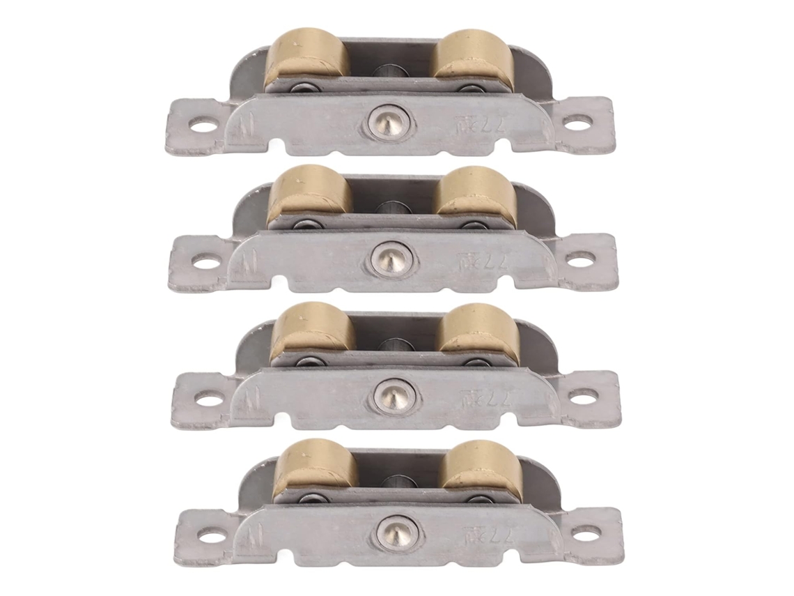 Conjunto De Roldanas Com Rolamentos Esferas Para Portas Correr - 4 Peç