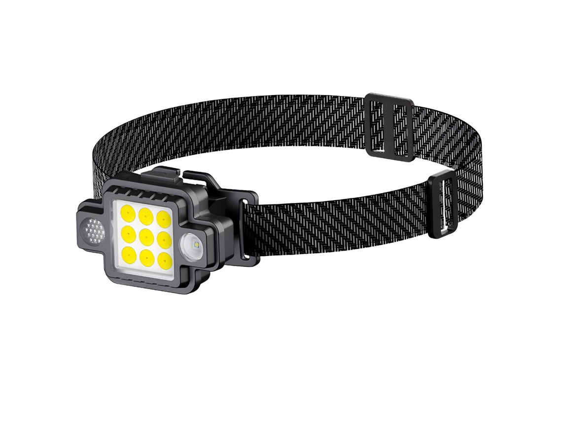 Farol Led Recarregável, Lâmpada Magnética Xpg/cob Com 5 Modos, Luz De Aventura Super Brilhante À Prova D'água Para Corrida, Corrida, Pesca,