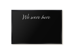 Quadro magnético de parede "We Were Here For The Bedroom" Espelharte (60x40 cm)
