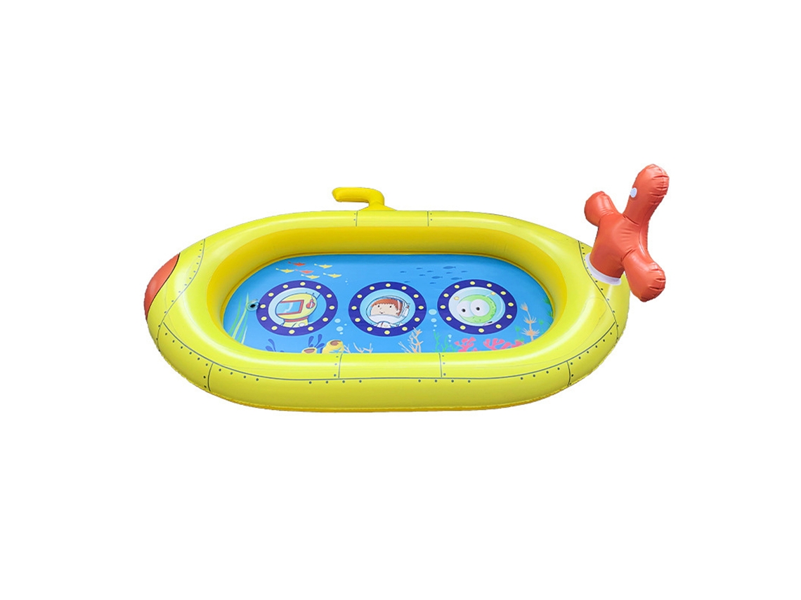 Mali piscina Inflável com Sprinkler para Crianças 69 Polegadas Brincadeira de Água Verão Quintal