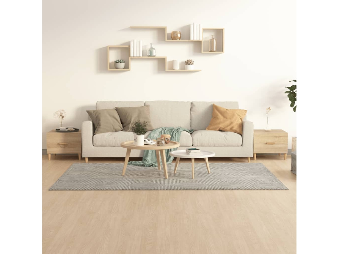 Vidaxl Mesas De Centro 2 Pcs 50x50x40cm Deriv. Madeira Carvalho Sonoma