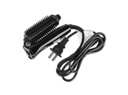 Escova modeladora dobrável de turmalina e cerâmica com íons negativos, modelo 2026, ferramenta segura para estilizar o cabelo.