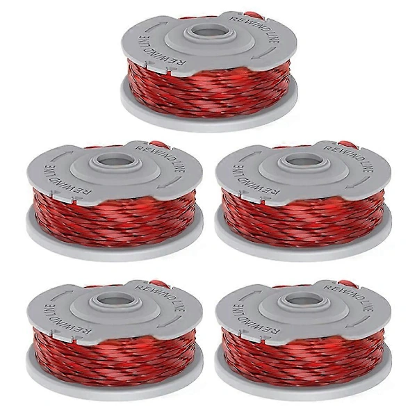 5 Unidades Fly047 510747890 Carretéis de Linha para Cortador de Grama Sem Fio Contour Xt com Tampas de Proteção em Abs AQUAFORGE
