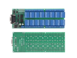 Laxiscreed Placa De Relés 16 Canais Com Interface Db9 E Função Serial Inteligente