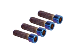 Conjunto De 4 Parafusos Montagem Guidão Motocicleta Ymiko M8 X 32mm, Aço Inoxidável De Alta Resistência, Acabamento