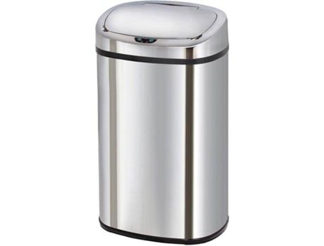 Caixote do Lixo KITCHEN MOVE (Cinzento - Aço Inoxidável - 58 L)