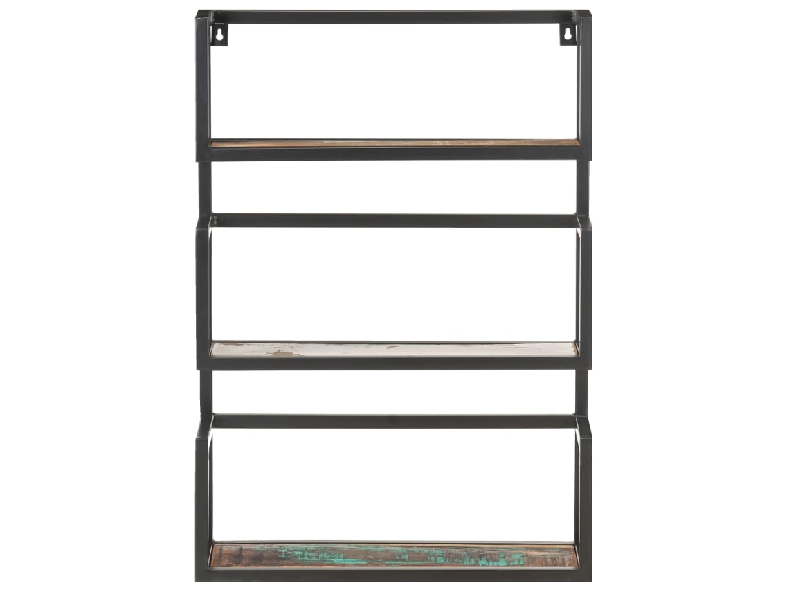 Estante de Parede 60x20x85 cm Madeira Recuperada MAISON EXCLUSIVE