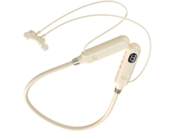 Cuffie Auricolari Wireless Archetto Da Collo Beige, Auricolari In Ear Impermeabili Per Sport E Allenamento, Cuffie Per