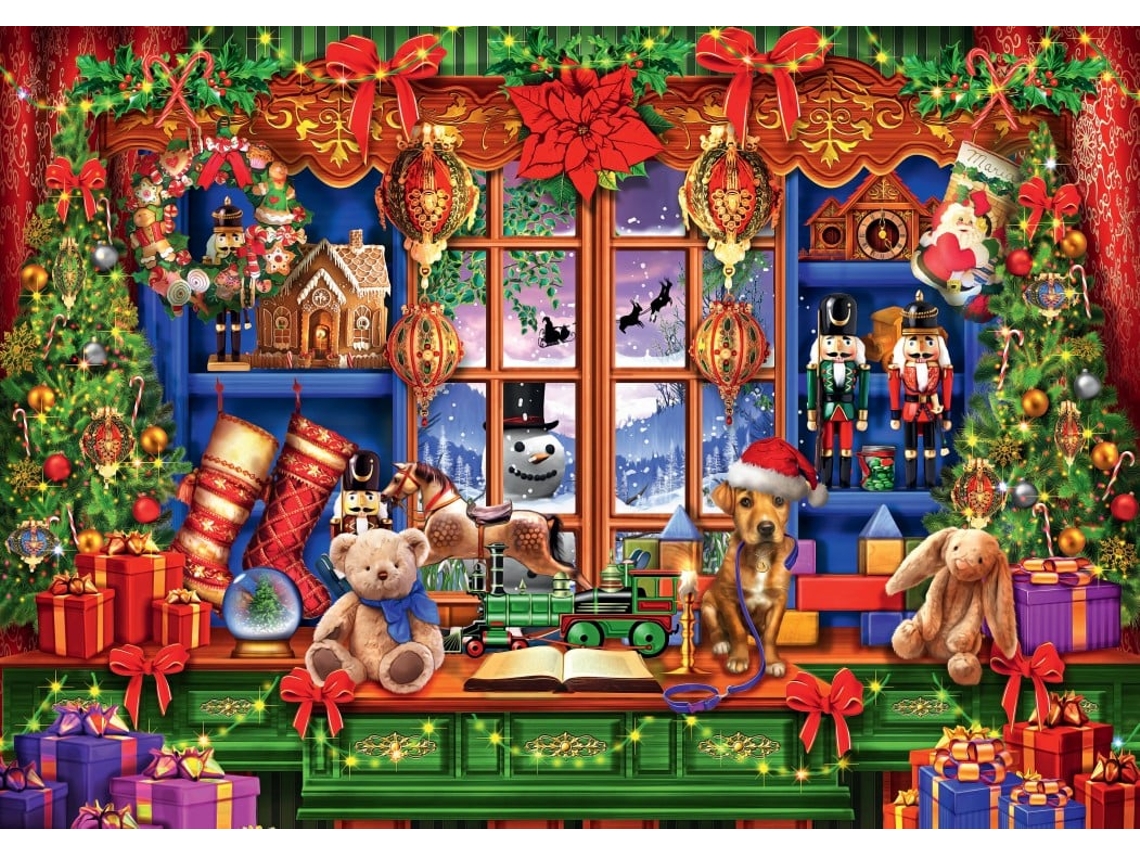 Quebra Cabeça Natalino De 2000 Peças Da Bluebird Puzzle A Velha Loja De Natal