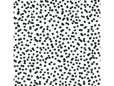 Papel de Parede Autoadesivo Salomé Branco com Manchas Pretas. com Um Rolo Você Pode Colocar Papel de Parede em 2 6 M². ROOM MATES