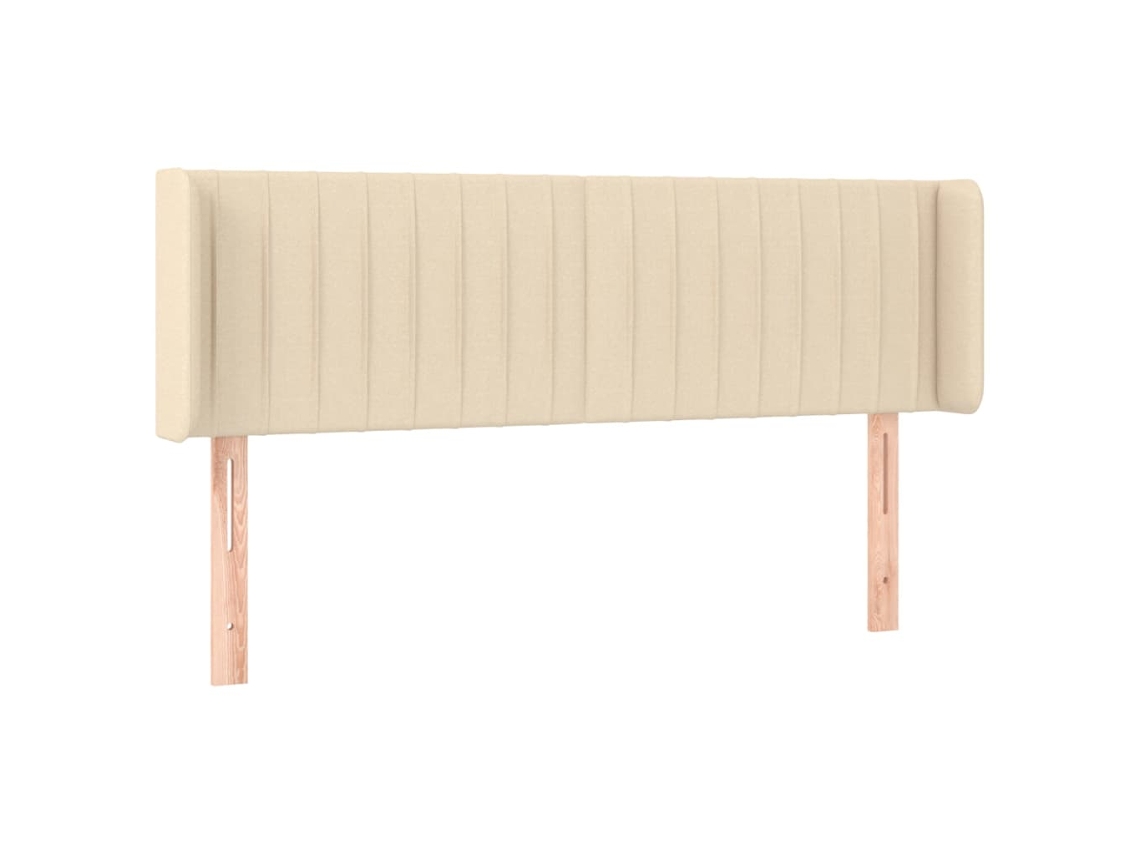 Headboard, Headboards Vidaxl Creme Tecido (147 X 16 X 78/88 Cm)