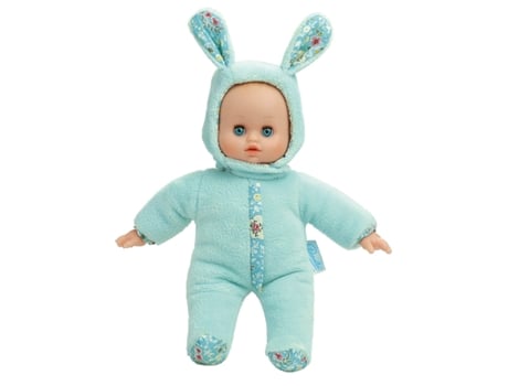 Boneca PETITCOLLIN Plástico - Castanho - 28 cm)