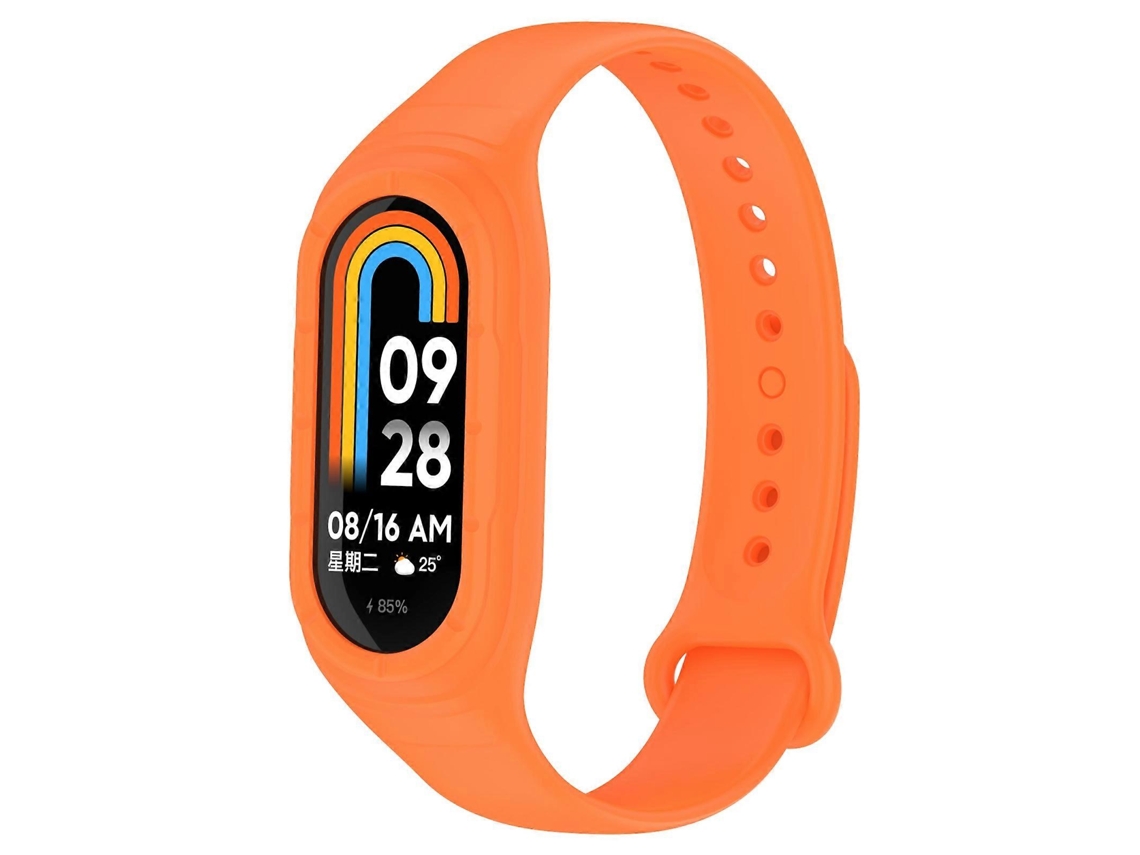 Pulseira De Silicone Integrada Para Substituição Da Pulseira Xiaomi Mi Band 8.