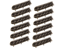 Conjunto De 12 Pequenas Ferro Para Caixas Joias Madeira, Práticas E