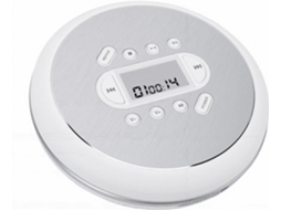 Leitor Cd Portátil Jectse Com Fones De Ouvido – Reprodutor De Música Com Anti-pulos De 60 Segundos