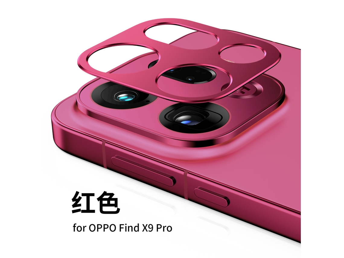 É Adequado Paraoppo Find X9 Pro vermelho - Embalagem Em Folha De Alumínio E Caixa De Papelão