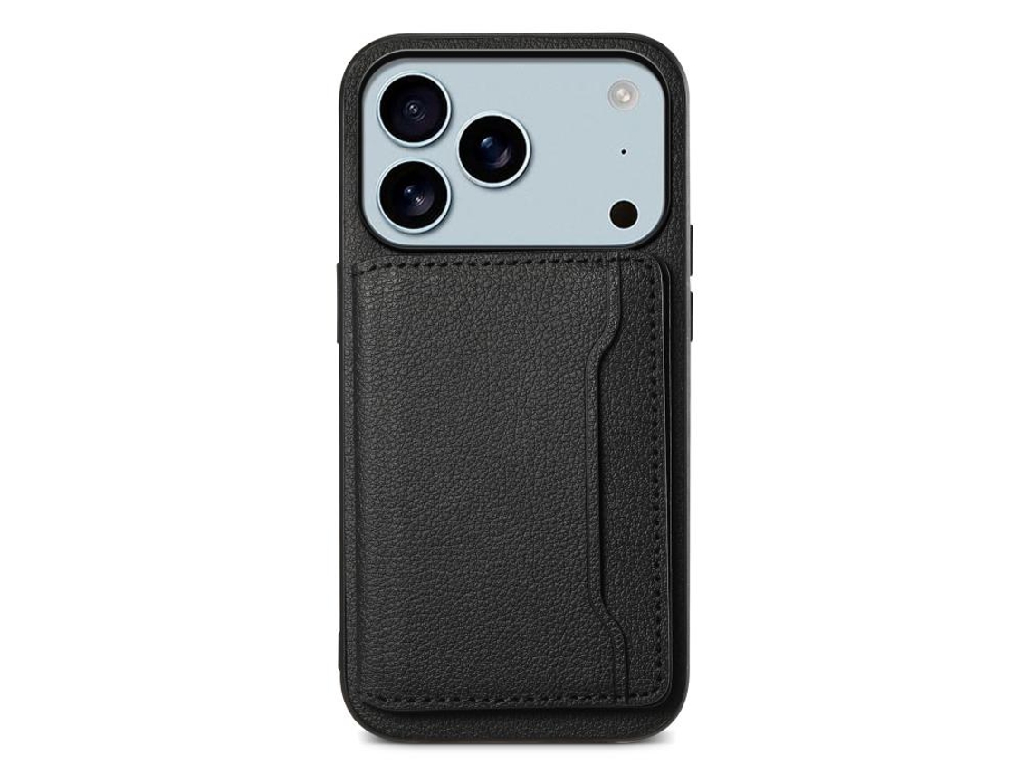 Capa Para Iphone 17 Pro Max - Textura De Couro De Bezerro Com Cobertura Total