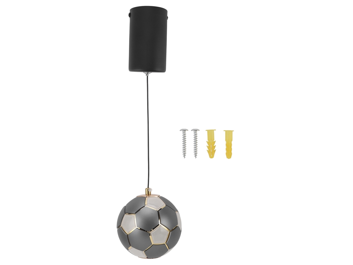 Lâmpada de Suspensão de Futebol Led Econômica Luz Quente em Ferro e Pc para Quarto 100 265v