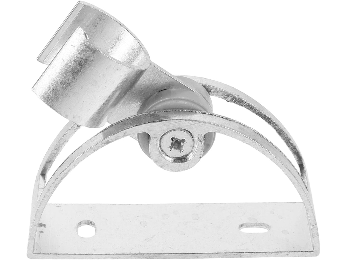 Suporte de parede para churrasqueira em alumínio, compacto, leve e com design elegante para banheiro.