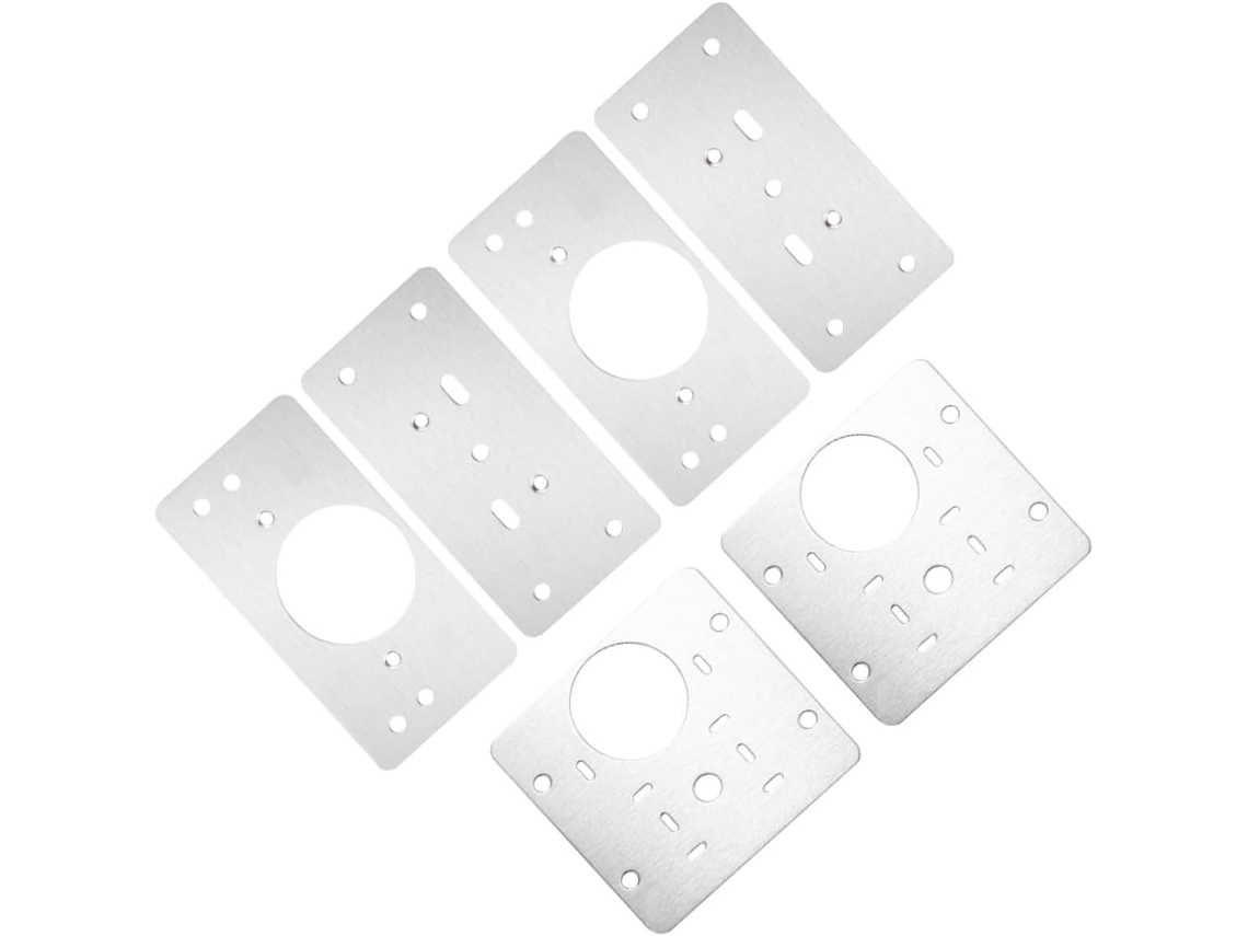 Conjunto De 3 Pares Placas Aço Para Reparo Armários Cozinha, Com