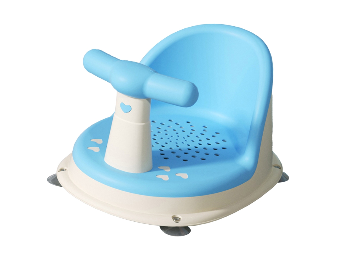 Mali assento de Banho para Bebê Ajustável Ergonômico Anti derrapante com Ventosas Azul Céu