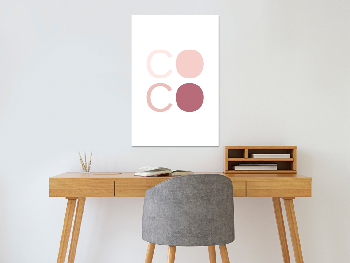 Quadro ARTGEIST Pink Coco (1 Part) Vertical (60x90)