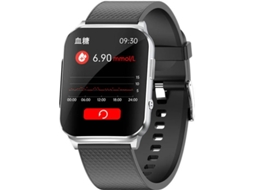 Smartwatch Yizhood Vários Lembretes De Mensagens Ip7 Poeira E À Prova De Água Prateado