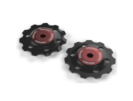 Conjunto de rodas do desviador de mancais jockey zerø-shimano 11 speed-red 11V