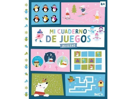 Livro Mi Cuaderno De Juegos - Invierno de Ballon (Espanhol)