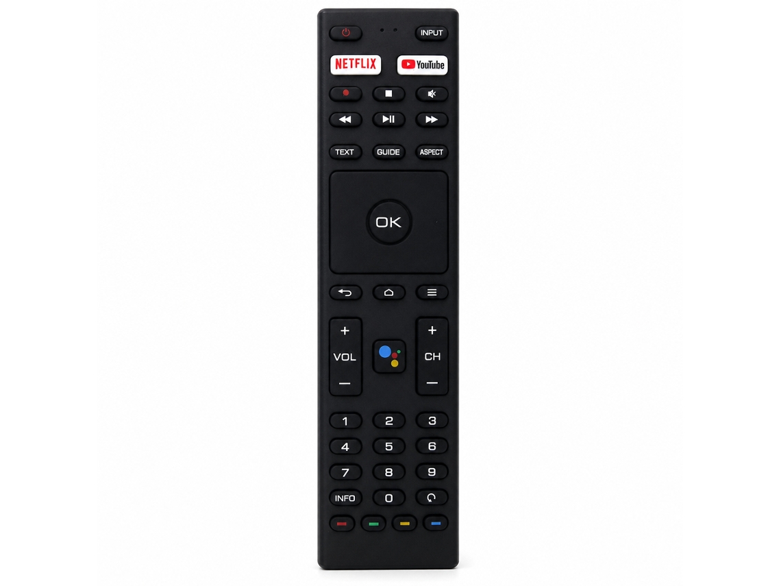 Comando À Distância Infravermelho Para Tv Compatível Com Anam Konka Jvc Rm-c3416, Sem Voz
