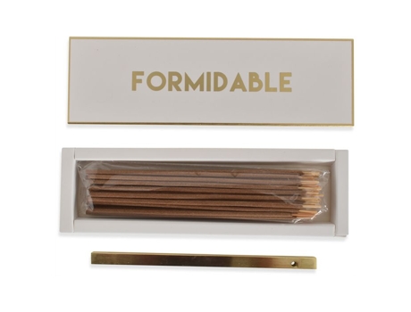 Coffret Com 30 Bastões De Incenso Com Suporte Branco 25 Cm