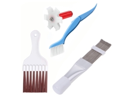 Kit De 4 Ferramentas De Limpeza E Alinhamento Para Aletas De Ar-condicionados, Refrigeradores E Radiadores