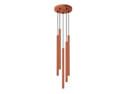 Sollux Sl.1528 Lámpara Colgante Pastelo 5p Rojo Ocre Ocre Rojo