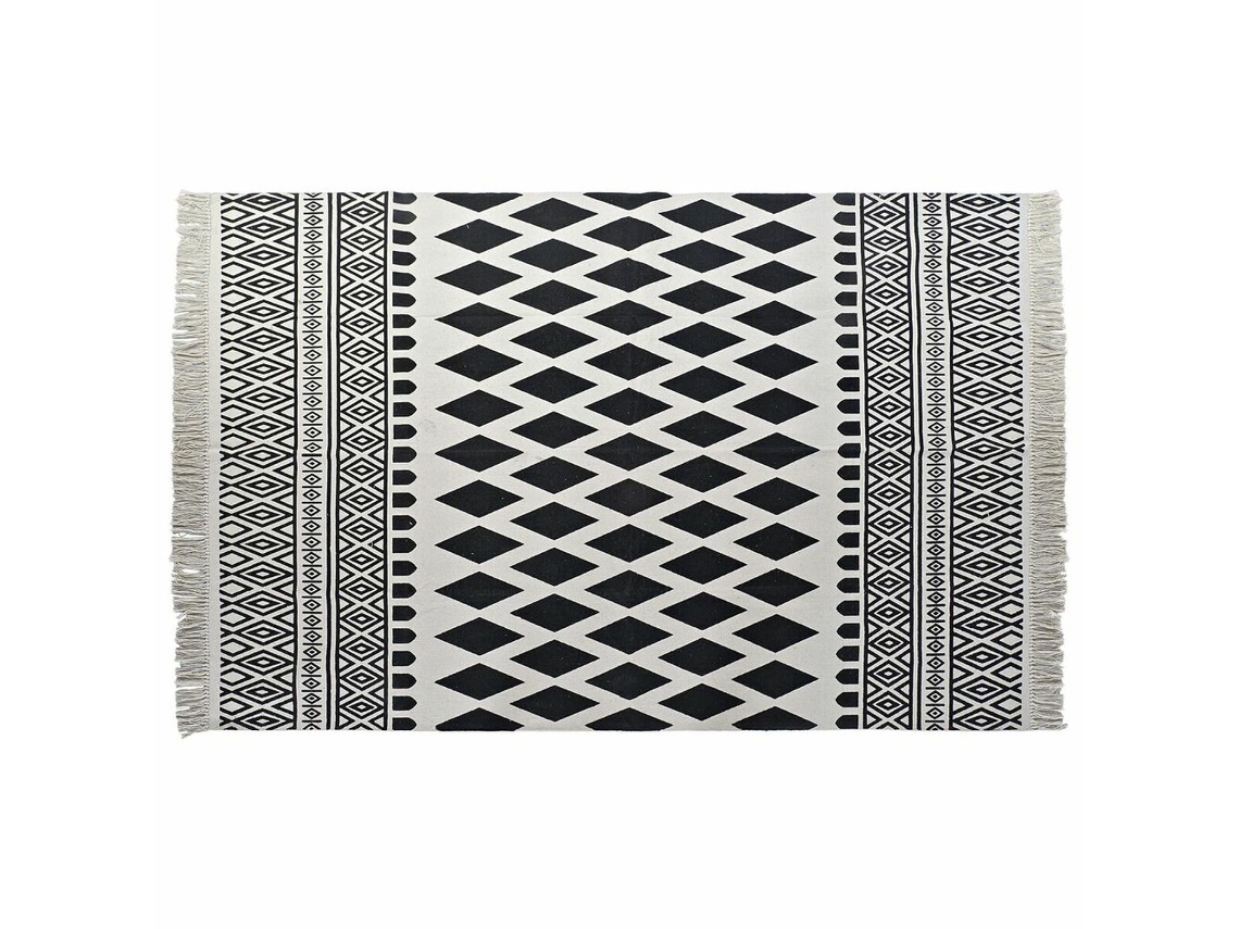 Tapete DKD Home Decor Preto Branco (160x250x0,7 cm)