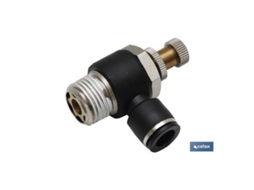 Regulador cónico unidireccional para cilindro t-6 r-1/4