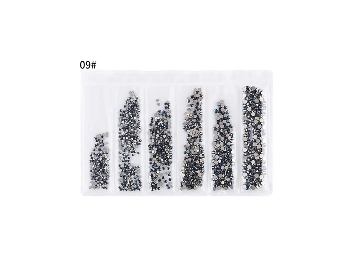 Ferramenta De Manicura Diy Para Unhas Com Glitter, Pedras Brilhantes E Mini Contas Decorativas (9)