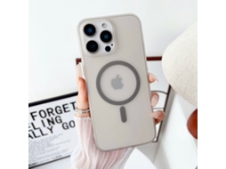 Capa Para Iphone 17 Air Cinza Titânio Magnética Ultrafina Com Toque Fosco E Proteção Contra Quedas