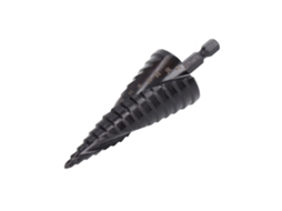 Broca Em Etapas Hss Com Ranhura Espiral E Cabo Hexagonal