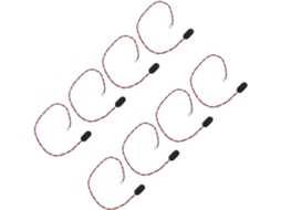Conjunto De 8 Conectores De Bateria Com Cabo De Clipe De Plástico Rígido