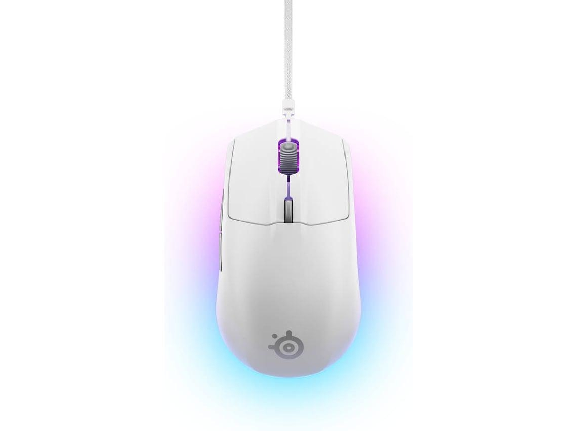 Rato Gaming STEELSERIES Rival 3 (2ª Geração - Branco)